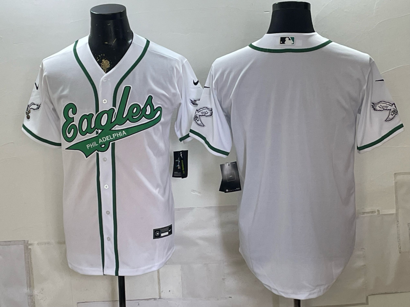 Men 2026 Philadelphia Eagles blank white Nike Limited NFL Jersey 08260013